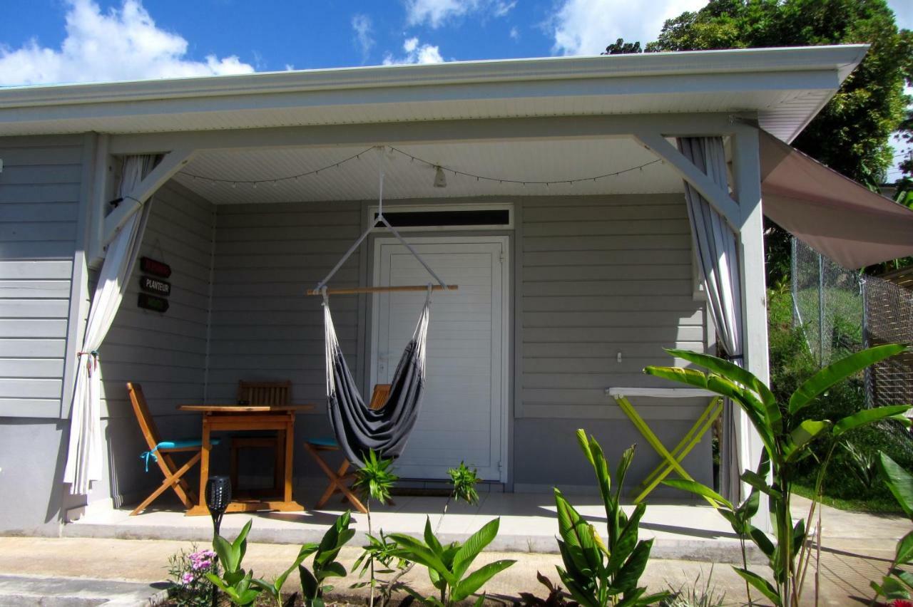 Or Bleu-Bungalow Volcan Soufriere-Vue Sur Mer Saint-Claude Esterno foto